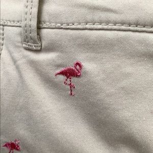 FLAMINGO EMBROIDERED SKORT-PERFECT IN PALM BEACH🦩